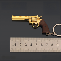 Porte-clés pistolet, réplique 1:3, jouet cool, revolver avec gâchette amovible et cartouche à pousser, cadeau disponible pour hommes et garçons