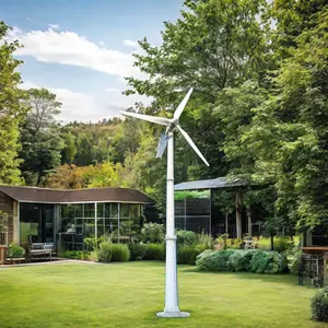 L'éolienne à turbine à axe horizontal de 5kW utilise une installation facile, éolienne hors réseau de 220V 380V 10kw pour la maison