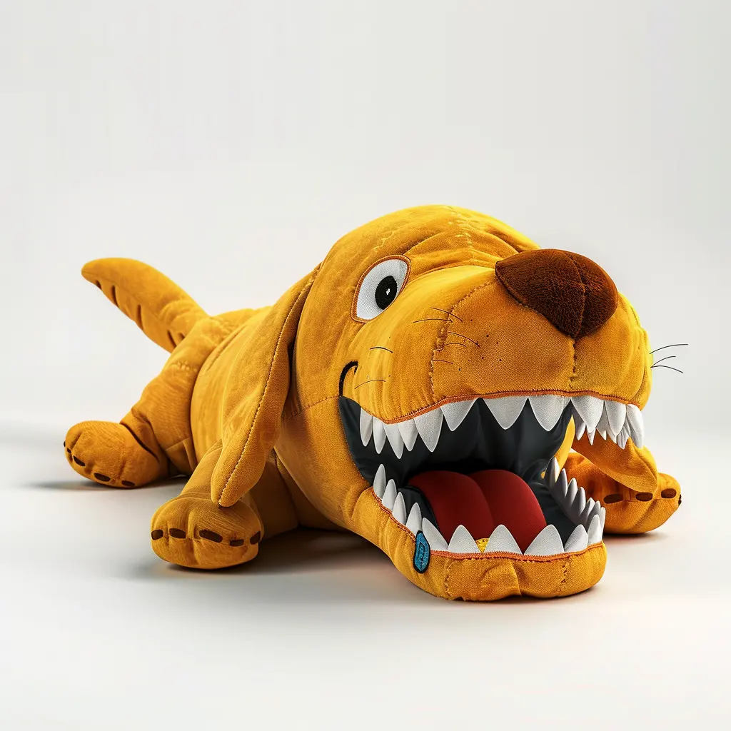 Kustom realistis boneka hewan anjing mainan mewah lucu anak anjing boneka hewan Plushie