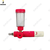 SS coloré nouveau Design savon mousseur neige mousse Lance canon à mousse haute pression avec prise rapide 1/4 "clairement bouteille pour lavage de voiture