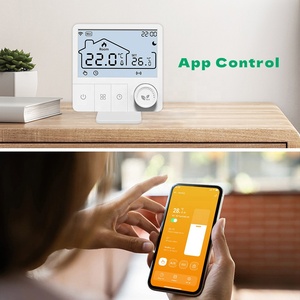 <span class=keywords><strong>Thermostat</strong></span> intelligent <span class=keywords><strong>sans</strong></span> <span class=keywords><strong>fil</strong></span> moderne RF868 avec plusieurs méthodes de contrôle pour une utilisation en intérieur dans les hôtels, les appartements, installation facile, Wi-Fi - Product Image 5