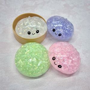 New Cute Stress-relieving Big Steamed Bun Squeeze Toy Soft Bouncy Decompression Gadget 3+ Years - Product Image 1