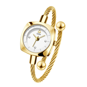 Montre-bracelet pour femme à motif cygne simple, mini, créative, avec bracelet en métal tressé, mouvement à quartz, sans ajustement nécessaire - Product Image 6