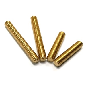 Barra roscada de latão Eixo de rosca completa <span class=keywords><strong>Rod</strong></span> Stud DIN 975, ISO 4032, ASTM B16, JIS H3250 personalizado todo o comprimento disponível - Product Image 2