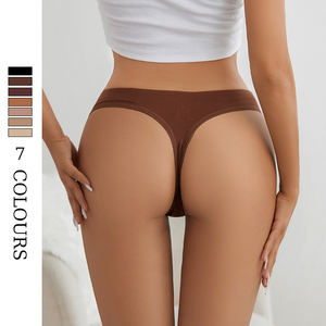 女性用パンティー,高弾性軽量低ウエストアイスシルク柔らかさGストリングトングシームレスな女性用下着 - Product Image 4