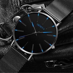 <span class=keywords><strong>Montre</strong></span> à <span class=keywords><strong>aiguille</strong></span> bleue de mode de vente chaude dans le commerce extérieur, <span class=keywords><strong>montre</strong></span> à quartz pour hommes avec conception en maille, <span class=keywords><strong>une</strong></span> pièce pour l'expédition - Product Image 6
