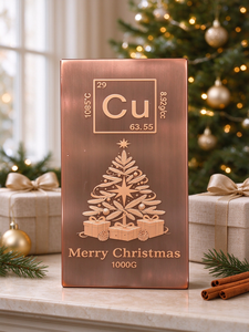 แท่งทองแดงบริสุทธิ์สูง .999 น้ำหนัก 1 กก. ขายดี ทองแดงโลหะสะสม งานศิลปะ - Product Image 6