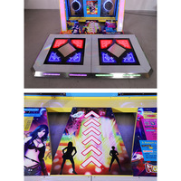 Machine d'arcade pour parc d'attractions, à vendre, Machine de danse, 2 joueurs, pompe Interactive, musique, rythme, danse, révolution
