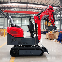 PENGIRIMAN GRATIS Excavator Mini 1.8 Ton, Excavator Crawler Kecil 2 Ton 2.5 Ton, Micro Bagger Baru untuk Dijual