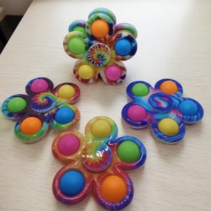 Push Pop <b>Bubble</b> Fidget Spinner Simple Tie Dye Fidget Spinner Sensory Stress and Anxiety Relief Toy for <b>Kids</b> - Product Image 6