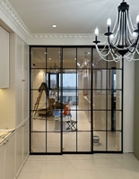 Ventanas de Acero de Estilo Francés, Hechas a Medida, Eficientes Energéticamente, con Aislamiento Térmico, para Divisiones de Oficina y Uso Exterior, Estilo Sídney