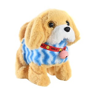 Hochwertiges elektrisches Hundes pielzeug aus PP-Baumwoll-Polyester-Plüsch mit Geh-und Bell funktionen für Kinder - Product Image 4