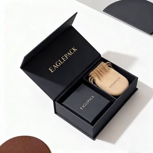 Boîte pliable avec fermeture magnétique, carton de luxe pour un rangement facile et une présentation élégante des cadeaux - Product Image 3
