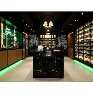 Luminaires pour magasins de tabac et narguilé sur mesure avec vitrines à fumée et solutions de meubles de comptoir de vente au détail - Product Image 3