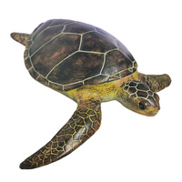 Juguete de tortuga de animales marinos, Simulación mundial, modelo de tortuga anfibia de goma suave, modelo de tortuga marina, juguete
