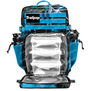 Trailpop Climbing Hiking Hunting Trekking Camping <strong>Camo</strong> Bag Waterproof Nylon <strong>Rucksack</strong> 45L Gym Molle Tactical Backpacks for Men - Product Image 5