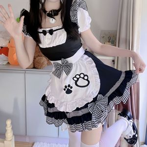 Yi Xiaoyi - Disfraz de Cosplay de Lolita con Vestido de Sirvienta Adorable y Delantal de Gatita de Anime - Product Image 2
