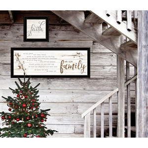 Set di due "siamo famiglia" 1 collezione di stampa artistica da parete con cornice nera HMS - Product Image 5