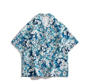 Moda tendencia 3D camisa de los hombres Casual música Hip Hop manga corta Camiseta suelta camisa hawaiana de los hombres - Product Image 4