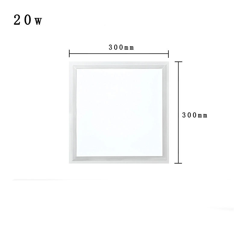 20W modelo de material de aluminio de alto brillo 300*300mm