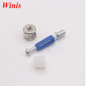 <span class=keywords><strong>Kit</strong></span> 3-en-1 pour accessoires de mobilier de <span class=keywords><strong>cuisine</strong></span> Minifix, came excentrique 12*10mm, <span class=keywords><strong>fixation</strong></span> mini-fix pour panneau de 16/18mm, bleu - Product Image 4