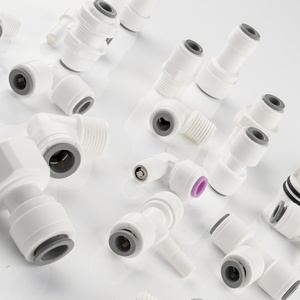 Conector Rápido de Plástico con Rosca de 1/4 de Pulgada, con Junta Tórica Antifugas, para Sistemas de Purificación de Agua, Repuestos para Tuberías de Ósmosis Inversa - Product Image 3