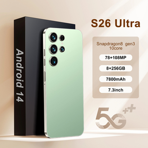 สมาร์ทโฟน <span class=keywords><strong>S26</strong></span> Ultra รุ่นฮิตขายดีปี 2025 Octa-core Mtk แรม 16GB+รอม 1TB กล้องคู่ 48MP หน้าจอ 7.3 นิ้ว HD AMOLED แบตเตอรี่ 7000mAh รองรับภาษาสเปน/ฝรั่งเศส/เยอรมัน - Product Image 3