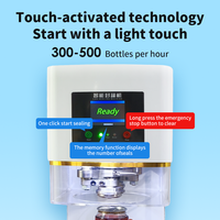 Machine de scellage automatique de boîtes non rotative |   pour les canettes en plastique pour boissons/aliments (bubble tea/soda) |   Calibre personnalisable |   RY-FGJ-100D