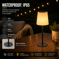 Lampe de table solaire LED rechargeable CoolQing avec télécommande, lumière RGB, décoration d'ambiance pour jardin extérieur, vente en gros, personnalisable