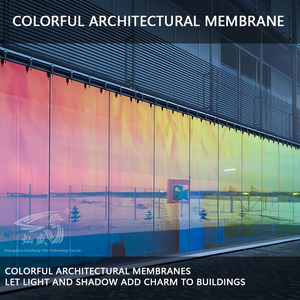Película de vidrio de Color rojo rosa, pegatinas para ventana, película decorativa de construcción de hogar transparente bidireccional, película translúcida ligera - Product Image 3