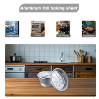 Plat de cuisson jetable de haute qualité de 9 pouces plat de cuisson rond en aluminium pour la cuisson au four