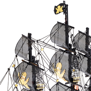 <span class=keywords><strong>Piececool</strong></span> Kit de bricolage de collection de bateaux pirates en métal, jouet <span class=keywords><strong>puzzle</strong></span> en acier inoxydable, modèle <span class=keywords><strong>3D</strong></span> pour passer du temps en famille - Product Image 2