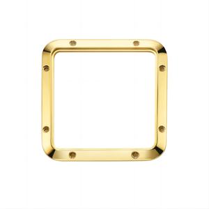 Conjunto de gemas a medida, acero inoxidable 316L redondo, revestido con oro de 18 quilates, hecho en Suiza, lujo, biseles de reloj personalizables, ingeniería de precisión - Product Image 4