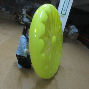 Colchón Inflable Clásico de PVC, Rectangular/Cuadrado, Transparente, Isla Flotante con Forma de Limón, Tapete Flotante para Piscina y Mar, 104 Pulgadas - Product Image 3