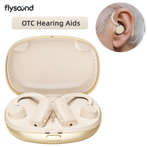 Apparecchio Acustico Ricaricabile BTE OTC con Custodia di Ricarica e Asciugatura, Prodotto per l'Udito per Anziani, Prezzo del Produttore Flysound - Product Image 1