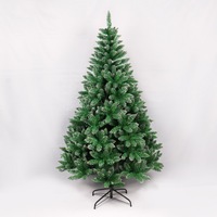 Matériel vierge ignifuge vente chaude artificielle PVC pin aiguille arbre de Noël Décorations de Noël