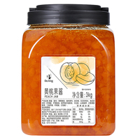 Doking 3kg Jam Hot Product Delicious Yellow Peach Jam Fruit Tea Shaved Ice Milk Tea Special Fresh Jam