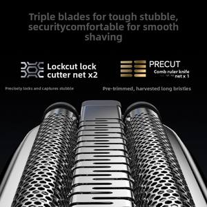 Nouveau mini rasoir électrique portable de poche, tondeuse à barbe étanche IPX6, rechargeable par USB, rasoir pour homme en métal - Product Image 5