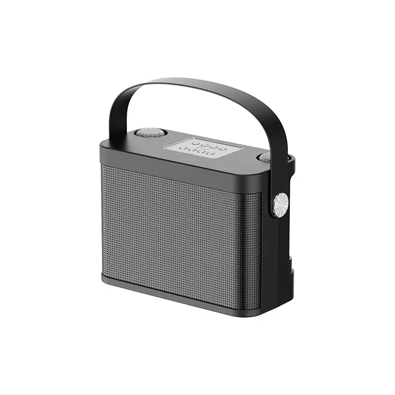 Wholesale Desktop Subwoofer speakers YS219 with dual wireless microphones family KTV Speakers Portable karaoke speakers