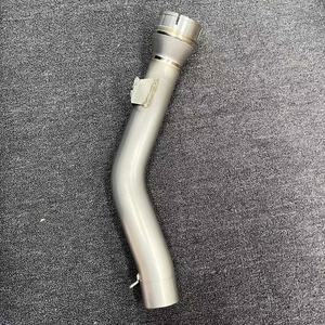 适用于卡瓦西ZX-10R ZX10R 2021-2024摩托车排气系统钛合金中连接管滑脱赛车线逃逸 - Product Image 3