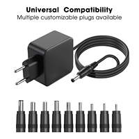 Chargeur rapide GaN 65W multi-ports USB-C PD mural avec prise rétractable et protection OVP pour ordinateur portable/tablette/téléphone portable/écouteurs