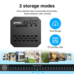 كاميرا صغيرة عالية الدقة HD p كاميرا لاسلكية صغيرة للمنزل واي فاي في الهواء الطلق كشف حركة الطفل الحيوانات الأليفة الأمن رؤية ليلية كاميرا مربية Fo - Product Image 5