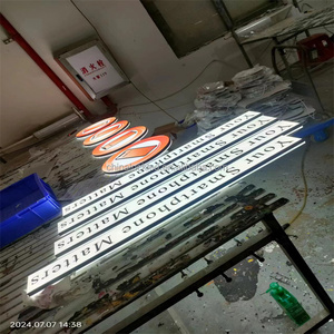 Letrero personalizado con letras LED, letrero iluminado con LED de pared de oficina interior, letrero de negocios LED con letras acrílicas para taller de reparación de teléfonos - Product Image 6