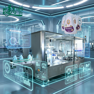 Sistema de Cámara CCD de Inspección Visual de Botellas de Plástico de Alta Velocidad, Máquina de Inspección de Cuerpo Completo de 360°, Protección IP55, Precisión de 0.01 mm - Product Image 2