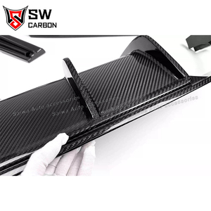 Carbon Fiber V-orsteiner Style Rear Diffuser for BMW F80 M3 <strong>F82</strong> F83 M4 Upgrade Rear Bumper Lip Splitter <strong>Spoiler</strong> Cover Trim - Product Image 2