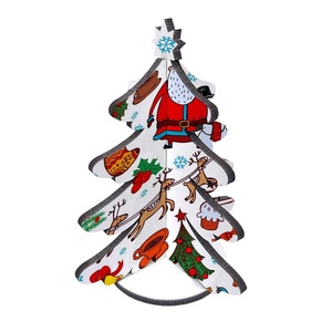 2023 Hot Customized Design DIY Xmas Decoration <strong>Tree</strong> Sublimation Blank Wood <strong>Desktop</strong> <strong>Christmas</strong> <strong>Tree</strong> - Product Image 3