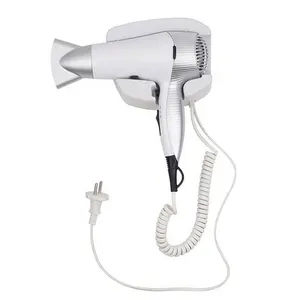 Top quality professional 2000W hotel using hair dryer holder wall mount