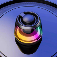 Mini haut-parleur sans fil Bluetooth 5.3 de 5W en gros avec lumière RGB, prise en charge de la carte TF, port Type-C pour téléphones mobiles