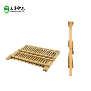 Bamboo and wood dish <b>rack</b>, kitchen drainer, household sink dish <b>rack</b>, dish cabinet <b>plate</b> <b>rack</b>, dish strainer - Product Image 4