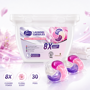 Automatic Washing Machine Laundry <b>Detergent</b> Pods | JIETI Floral Fruity Scent Long Lasting Fragrance Laundry Capsules - Product Image 5
